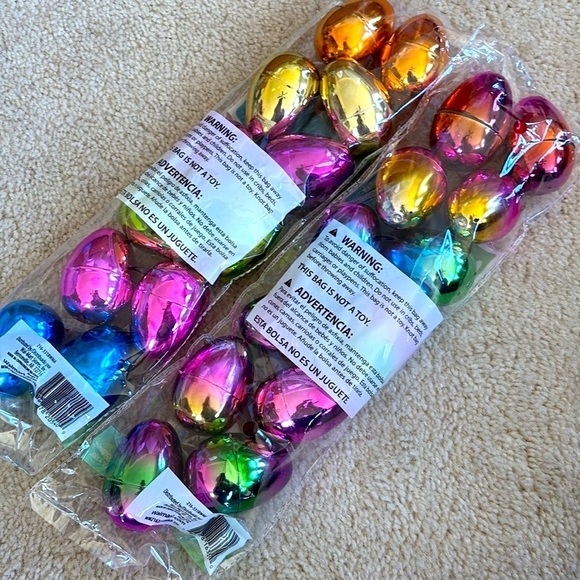 Brand New Disney Minnie Mouse Plush Easter Basket Fillable Colored Metallic Eggs - Picture 9 of 16